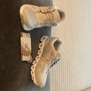 On Women's Tan Athletic Shoes